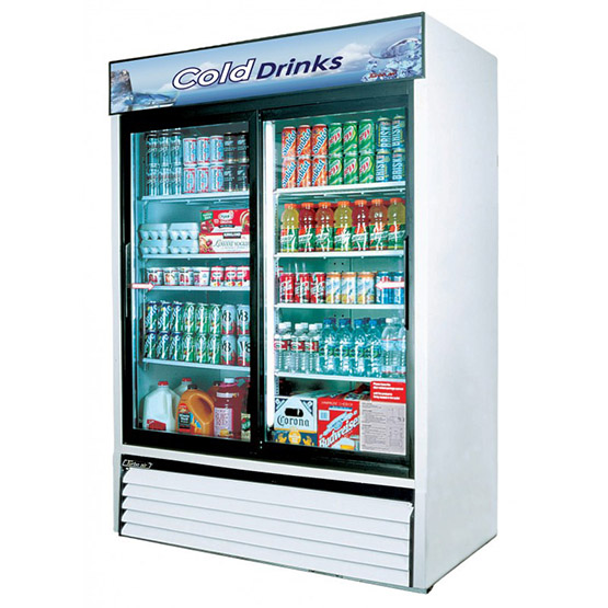 Холодильный шкаф для напитков со стеклянными дверями