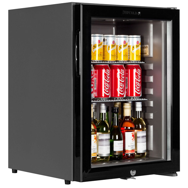 Холодильник мини-бар с напитками