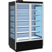 Горка холодильная CRYSPI SOLO 1250 LED (с боковинами, с выпаривателем)