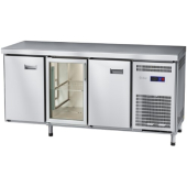 Стол холодильный Abat СХС-70-02 (1 дверь, 1 дверь-стекло, 1 дверь, без борта)
