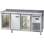 Стол холодильный Abat СХС-70-02 (1 дверь-стекло, 1 дверь, 1 дверь-стекло, борт)