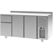 Стол холодильный POLAIR TM3-100-G с бортом