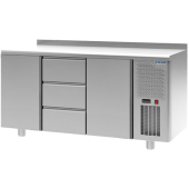 Стол холодильный POLAIR TM3GN-030-G с бортом