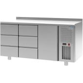 Стол холодильный POLAIR TM3-330-G с бортом