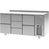 Стол холодильный POLAIR TM3-232-G с бортом