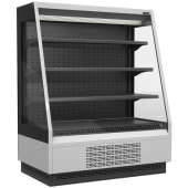 Витрина холодильная Carboma F16-08 VM 1,0-2 0030 бок металл с зеркалом (9006-9005) (версия 2.0)