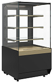 Витрина нейтральная Carboma KC70 N 0,6-1 LIGHT (версия 2.0) (9005) (Cube 2)