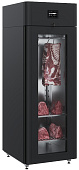 Шкаф холодильный POLAIR CS107 Meat black, стеклянная дверь, тип 1