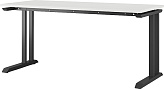Стол офисный КОБОР L1-120/60 black/premium