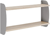 Полка КОБОР S2-80/20 aluminum/natural